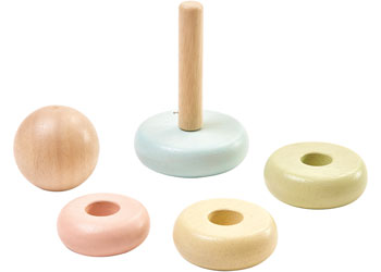 PlanToys | First Stacking Ring - Pastel | Artock Australia