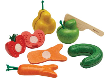 PlanToys | Wonky Fruit & Vegetables | Artock Australia