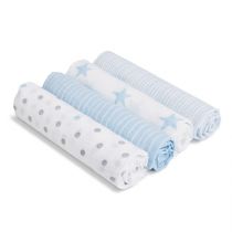 aden by aden and anais - dapper 4-pack muslin swaddles - Artock Australia