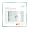 aden by aden and anais - dream stars 4 pack muslin swaddles - Artock Australia