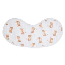 aden by aden and anais - safari babes zebra/tiger muslin burpy bib single - Artock Australia