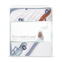 aden by aden and anais - hit the road hooded towel - Artock Australia