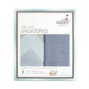 aden by aden and anais - ziggy blue 2-pack silk soft bamboo swaddles - Artock Australia