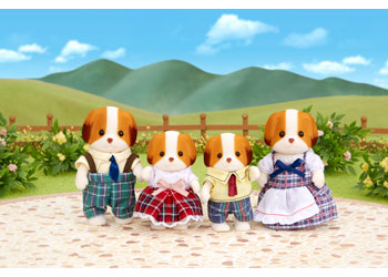 Sylvanian Families | Chiffon Dog Family | Artock Australia