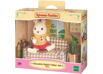 Sylvanian Families | Chocolate Rabbit Father Set | Artock Australia