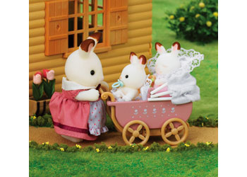 Sylvanian Families | Chocolate Rabbit Twins Set | Artock Australia