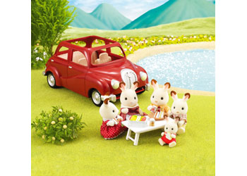 Sylvanian Families | Family Saloon Car - Red | Artock Australia