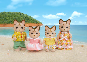 Sylvanian Families | Striped Cat Family | Artock Australia