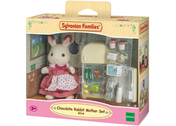 Sylvanian Families | Sylvanian Families – Chocolate Rabbit Mother Set | Artock Australia