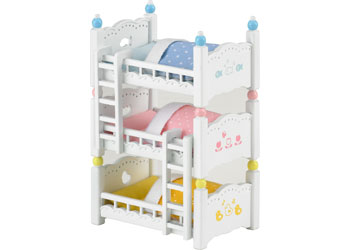 Sylvanian Families | Triple Bunk Beds | Artock Australia