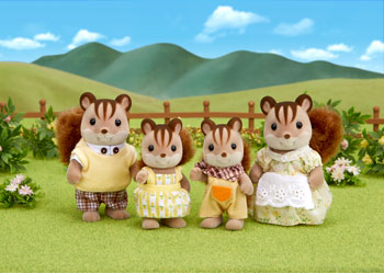 Sylvanian Families | Walnut Squirrel Family | Artock Australia