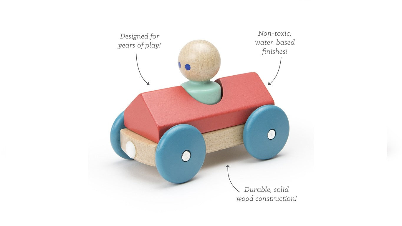 Tegu | Magnetic Racer Poppy 3pc | Artock Australia