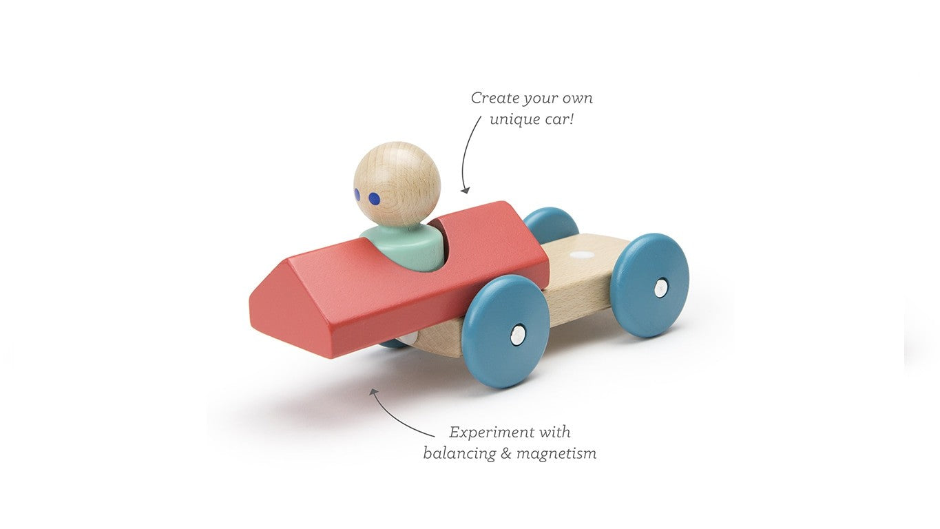 Tegu | Magnetic Racer Poppy 3pc | Artock Australia