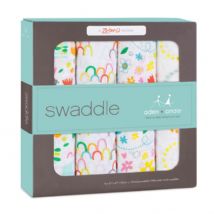 Aden and Anais - zutano - fairground 4-pack classic swaddle - Artock Australia